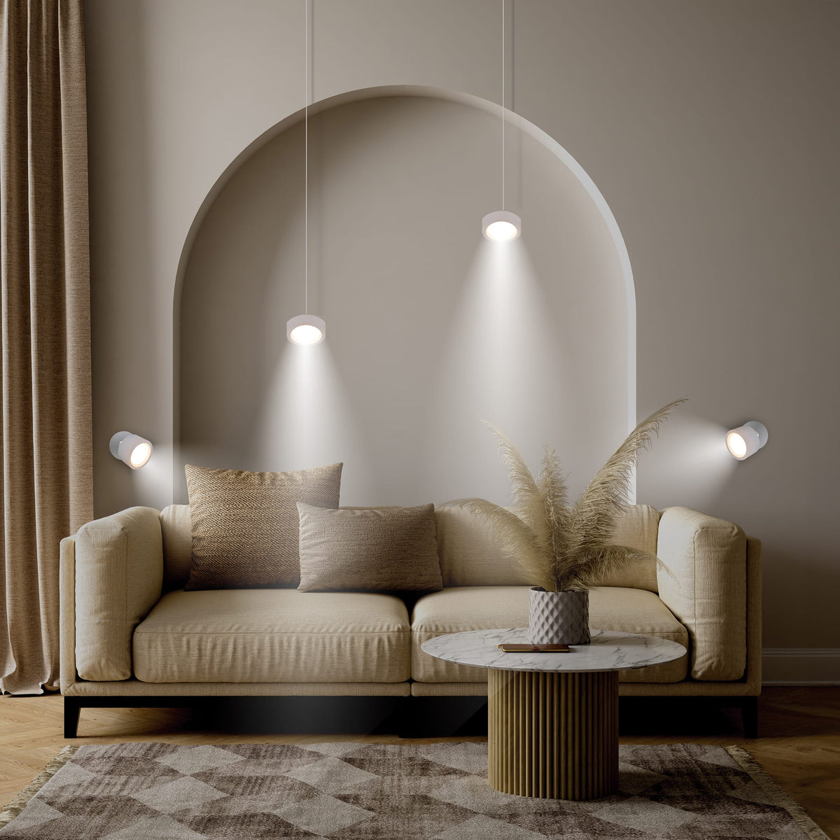 Roll&lt;br&gt; Wall-Mounted Rechargeable Lamp