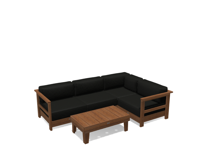 Krahn Modular Outdoor Sectional Sofa – 4 Piece Sunbrella® Patio Couch