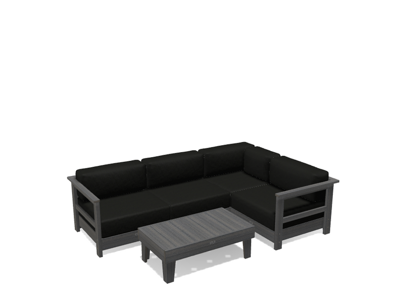 Krahn Modular Outdoor Sectional Sofa – 4 Piece Sunbrella® Patio Couch