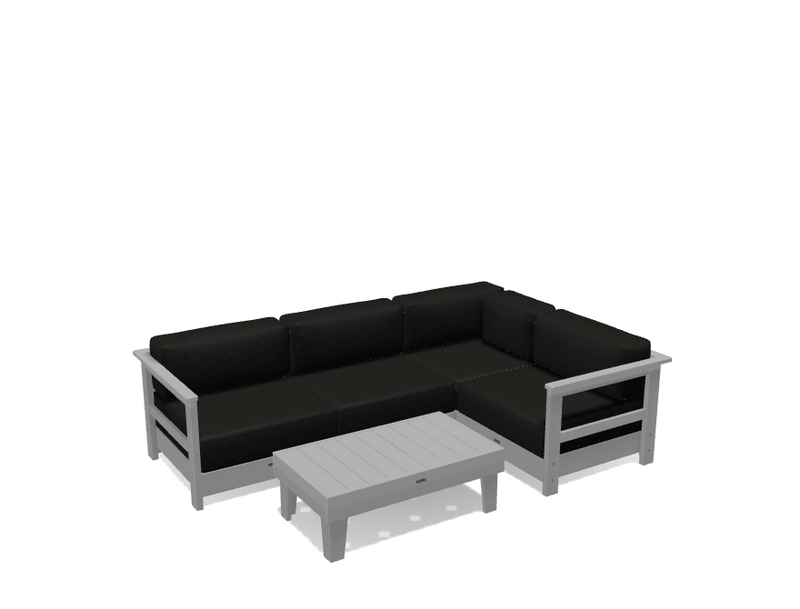 Krahn Modular Outdoor Sectional Sofa – 4 Piece Sunbrella® Patio Couch