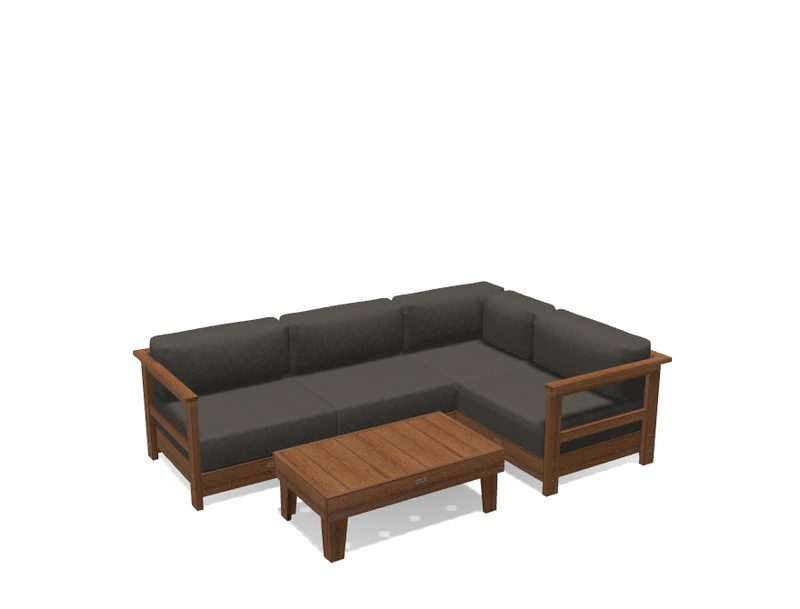 Krahn Modular Outdoor Sectional Sofa – 4 Piece Sunbrella® Patio Couch