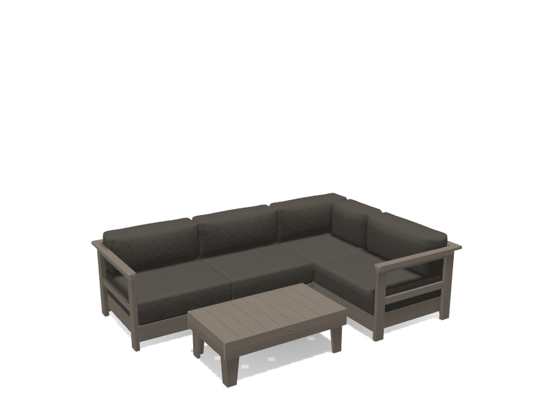 Krahn Modular Outdoor Sectional Sofa – 4 Piece Sunbrella® Patio Couch