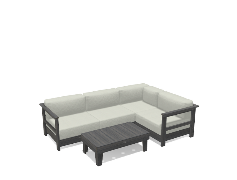 Krahn Modular Outdoor Sectional Sofa – 4 Piece Sunbrella® Patio Couch