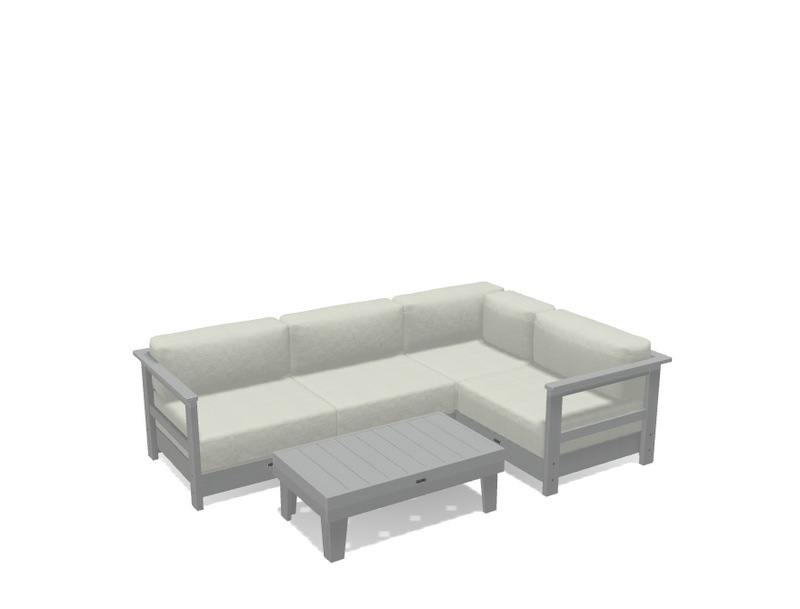 Krahn Modular Outdoor Sectional Sofa – 4 Piece Sunbrella® Patio Couch