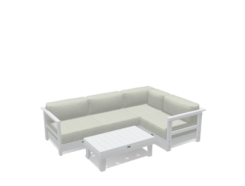 Krahn Modular Outdoor Sectional Sofa – 4 Piece Sunbrella® Patio Couch