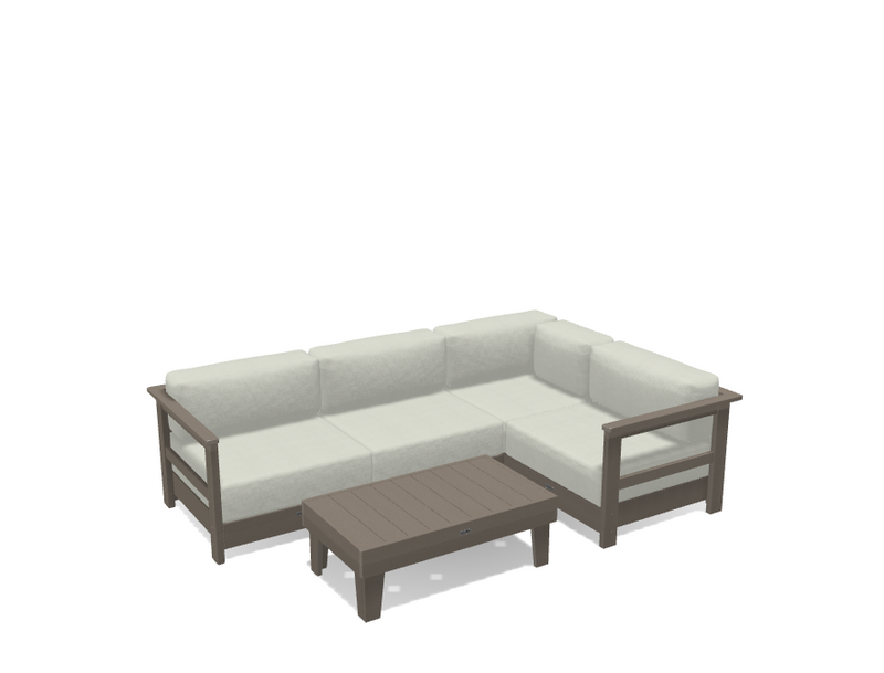 Krahn Modular Outdoor Sectional Sofa – 4 Piece Sunbrella® Patio Couch