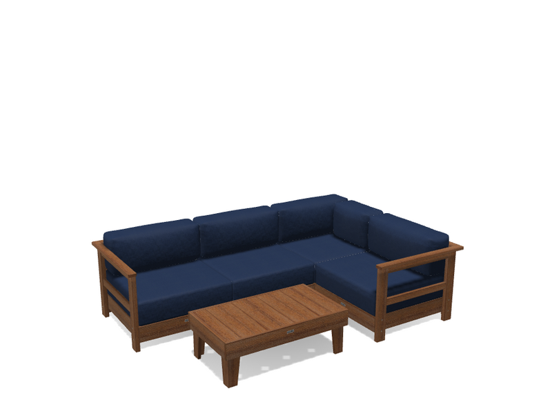 Krahn Modular Outdoor Sectional Sofa – 4 Piece Sunbrella® Patio Couch
