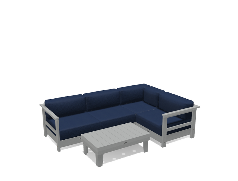 Krahn Modular Outdoor Sectional Sofa – 4 Piece Sunbrella® Patio Couch