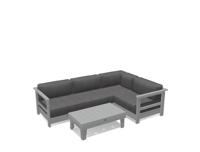 Krahn Modular Outdoor Sectional Sofa – 4 Piece Sunbrella® Patio Couch