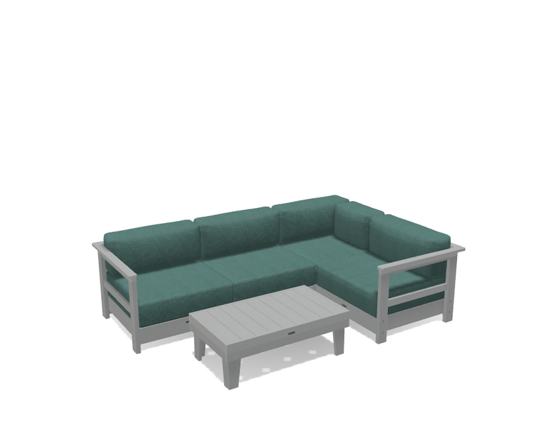 Krahn Modular Outdoor Sectional Sofa – 4 Piece Sunbrella® Patio Couch