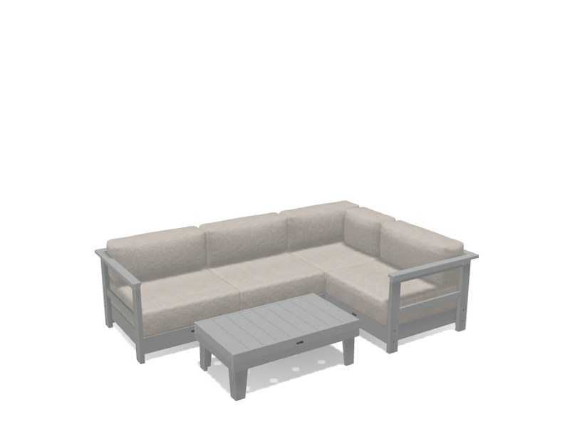 Krahn Modular Outdoor Sectional Sofa – 4 Piece Sunbrella® Patio Couch