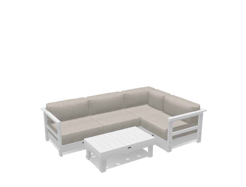 Krahn Modular Outdoor Sectional Sofa – 4 Piece Sunbrella® Patio Couch