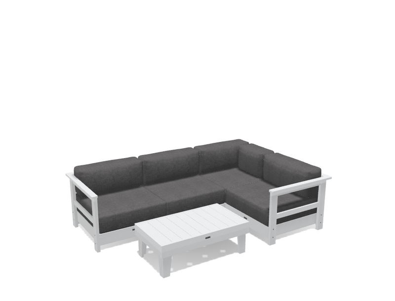 Krahn Modular Outdoor Sectional Sofa – 4 Piece Sunbrella® Patio Couch