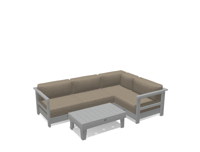 Krahn Modular Outdoor Sectional Sofa – 4 Piece Sunbrella® Patio Couch