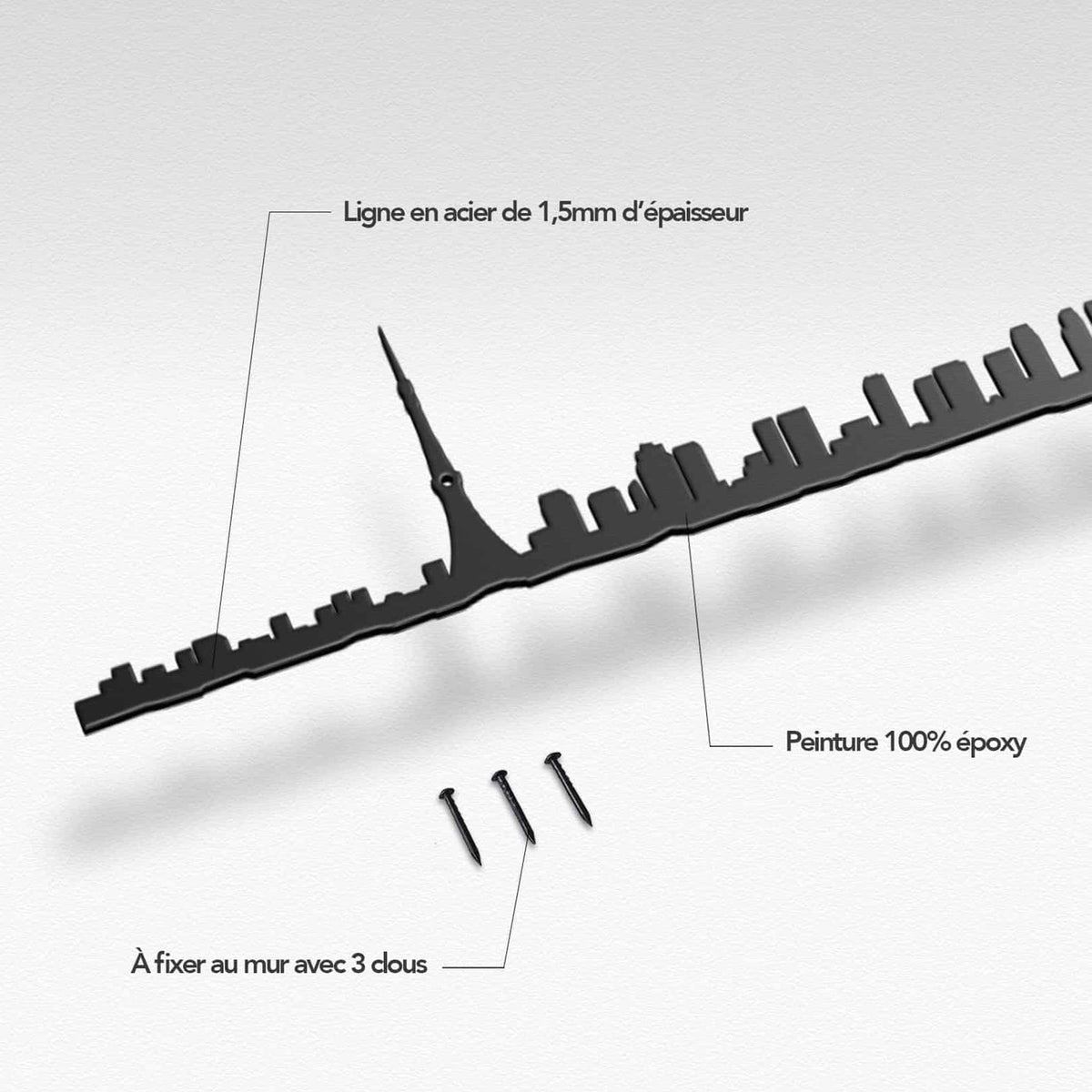 The Tokyo Line offers a stunning panoramic view of the city’s vibrant landscape in a stylish 50 cm format.