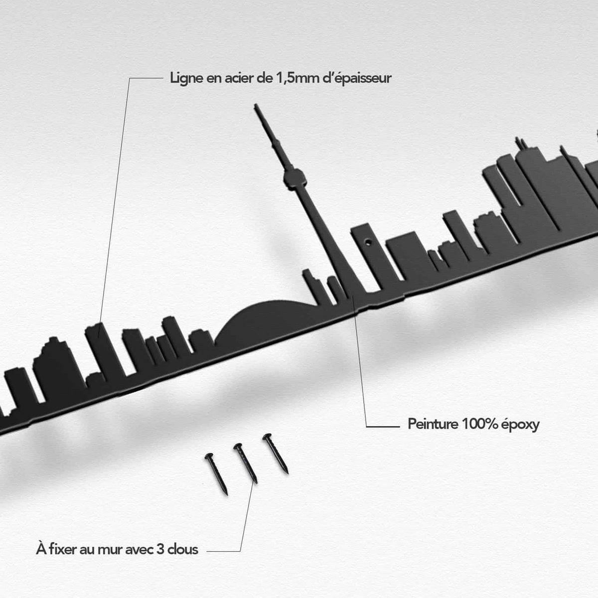 he Toronto Line offers a stunning depiction of the city’s skyline, perfect for home or office décor.