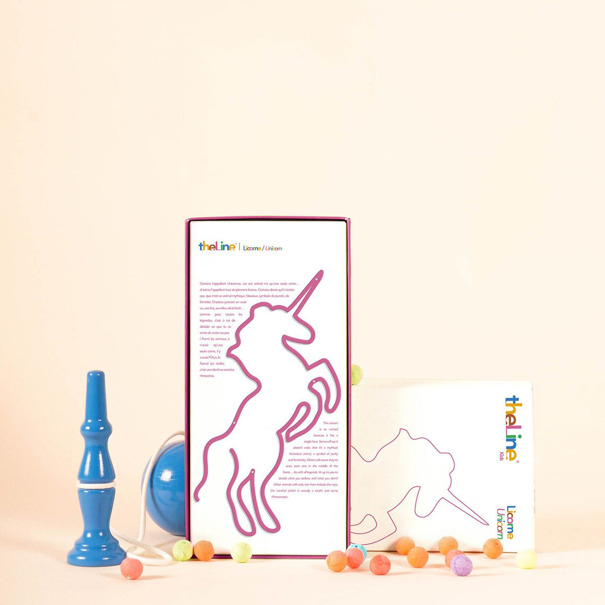Stylish Unicorn Line art showcases a playful unicorn, ideal for decorating nurseries, playrooms, or children&#39;s rooms.