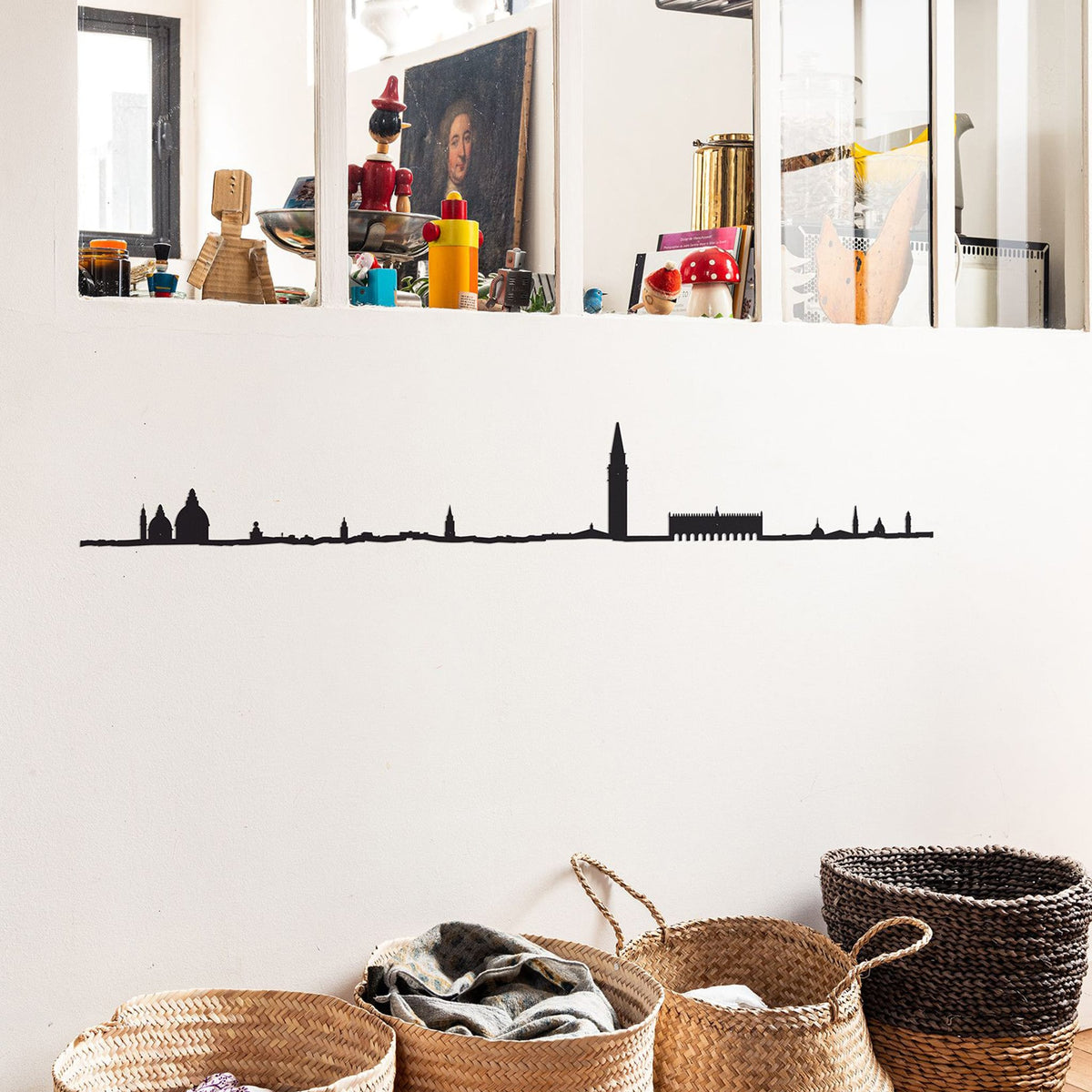 inimalist Venice Line showcases the skyline from San Giorgio Island, blending style with Venice’s historical beauty.