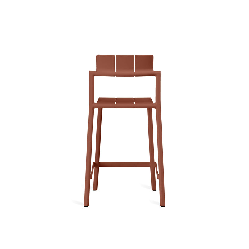 Durable and stylish Yard counter stool by TOOU Design, crafted from polypropylene for a variety of indoor and outdoor spaces.