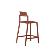 Yard counter stool by TOOU Design, blending retro-inspired aesthetics with practical functionality.