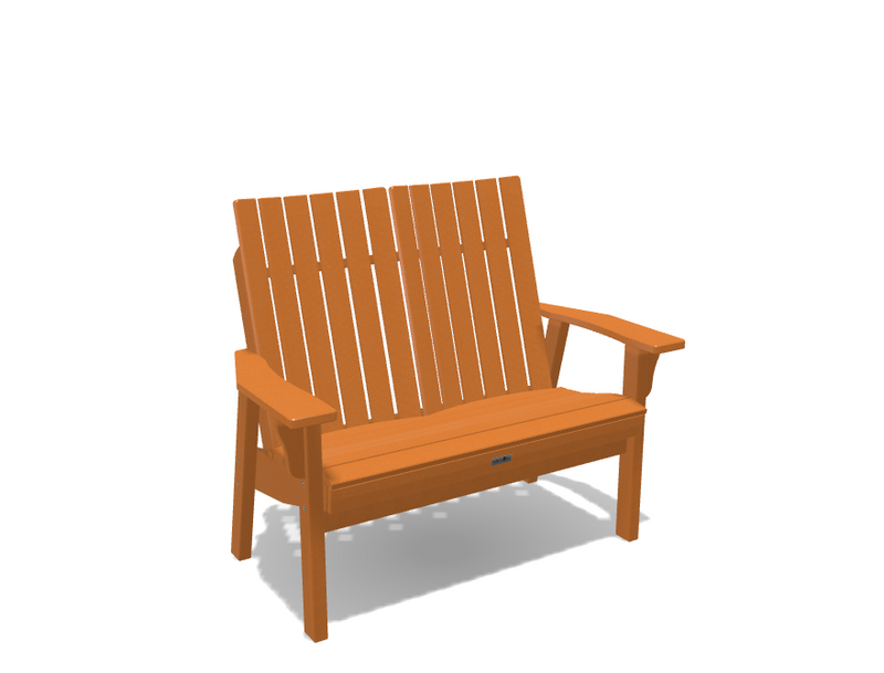 Krahn Love Seat Porch Bench - Square