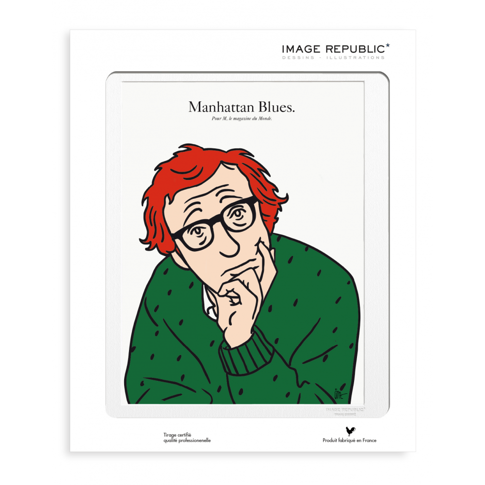 Jean-Michel Tixier Manhattan / 30x40cm  -  Posters, Prints, &amp; Visual Artwork  by  Image Republic