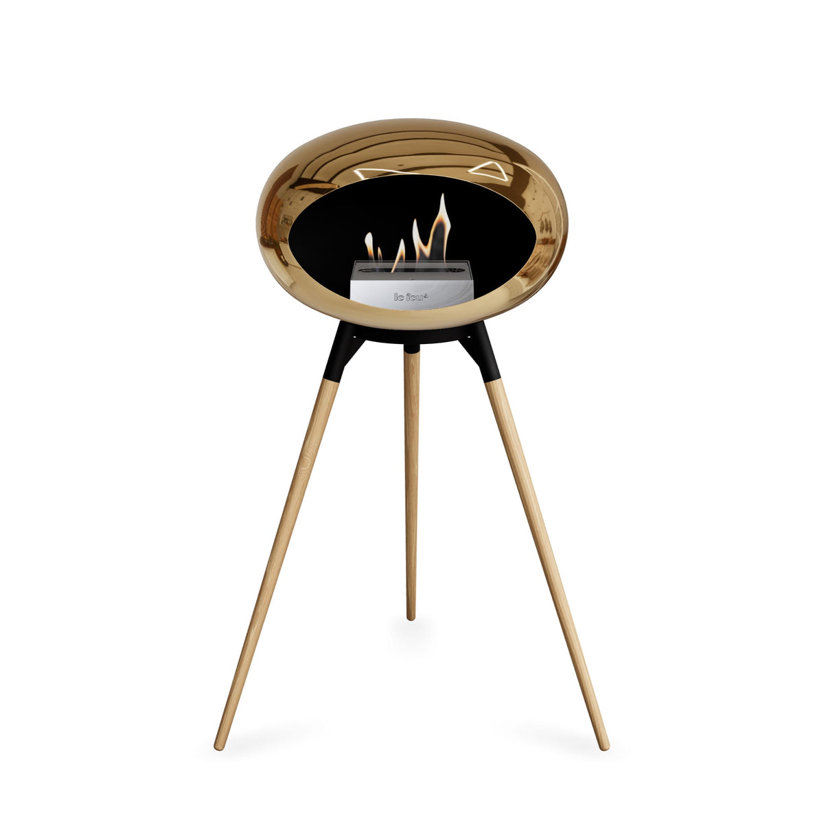 Le Feu Ground High Dome &lt;br&gt;Chromed Rose Gold