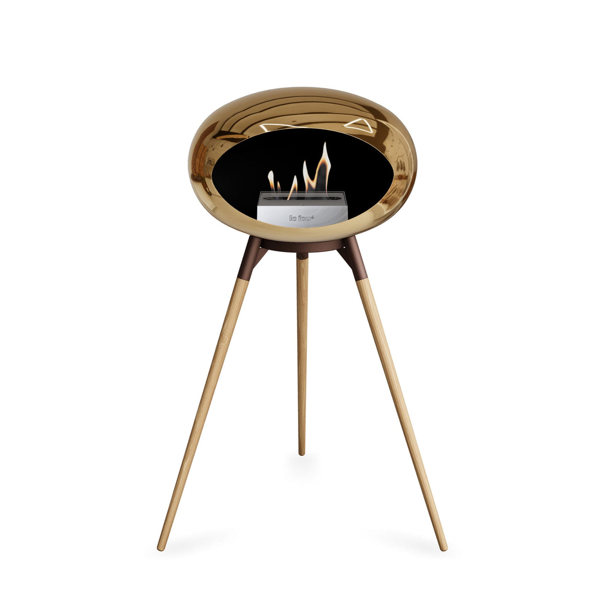 Le Feu Ground High Dome &lt;br&gt;Chromed Rose Gold