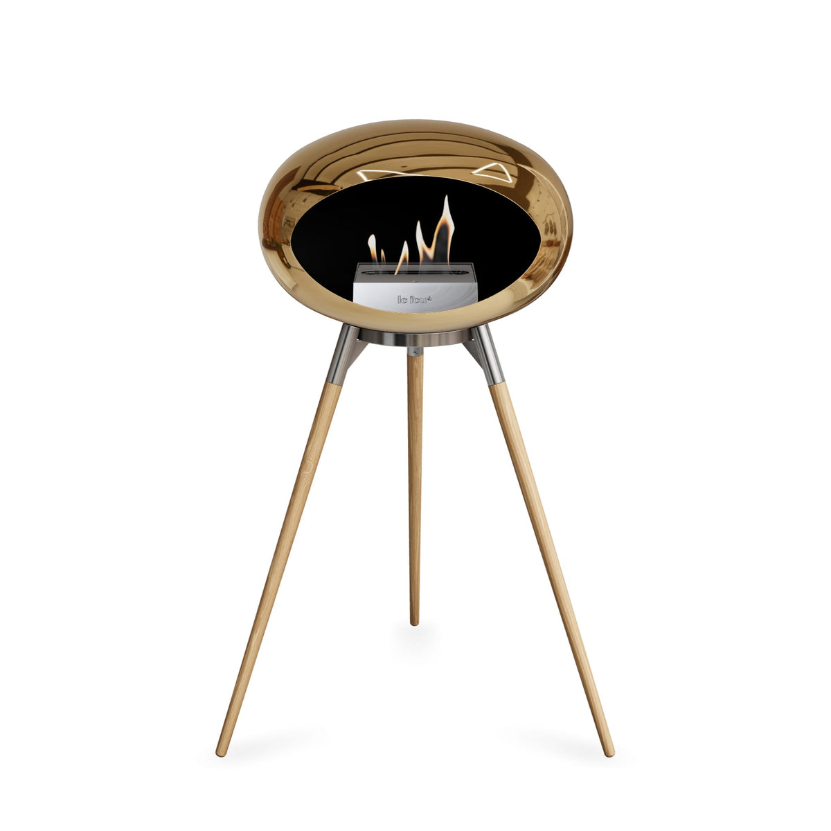 Le Feu Ground High Dome &lt;br&gt;Chromed Rose Gold