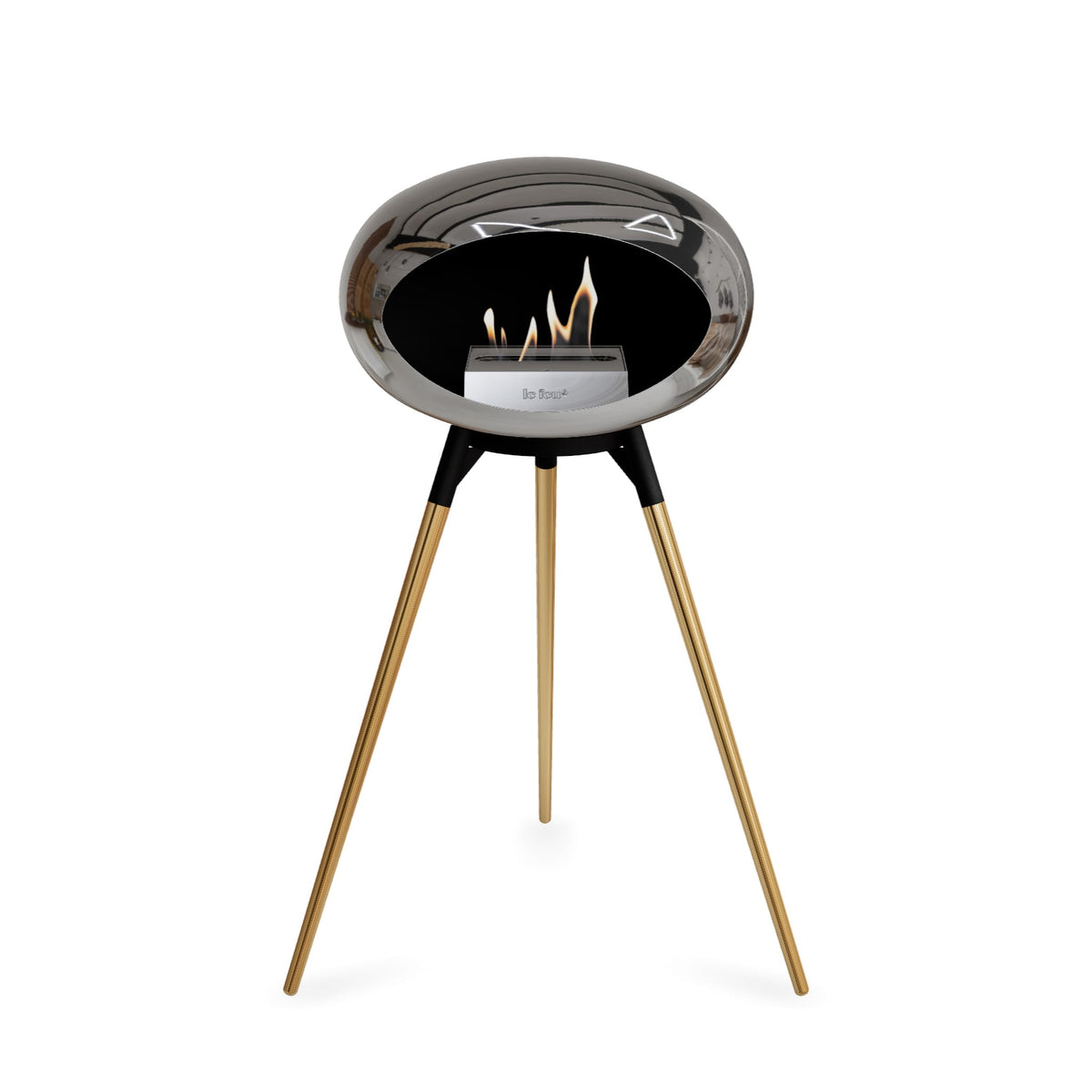 Le Feu Ground High Dome &lt;br&gt;Chromed Silver