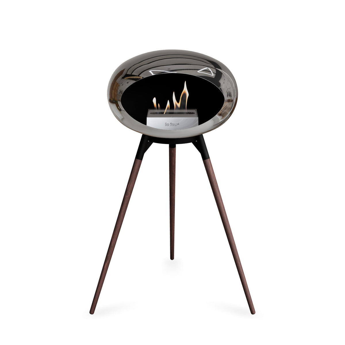 Le Feu Ground High Dome &lt;br&gt;Chromed Silver