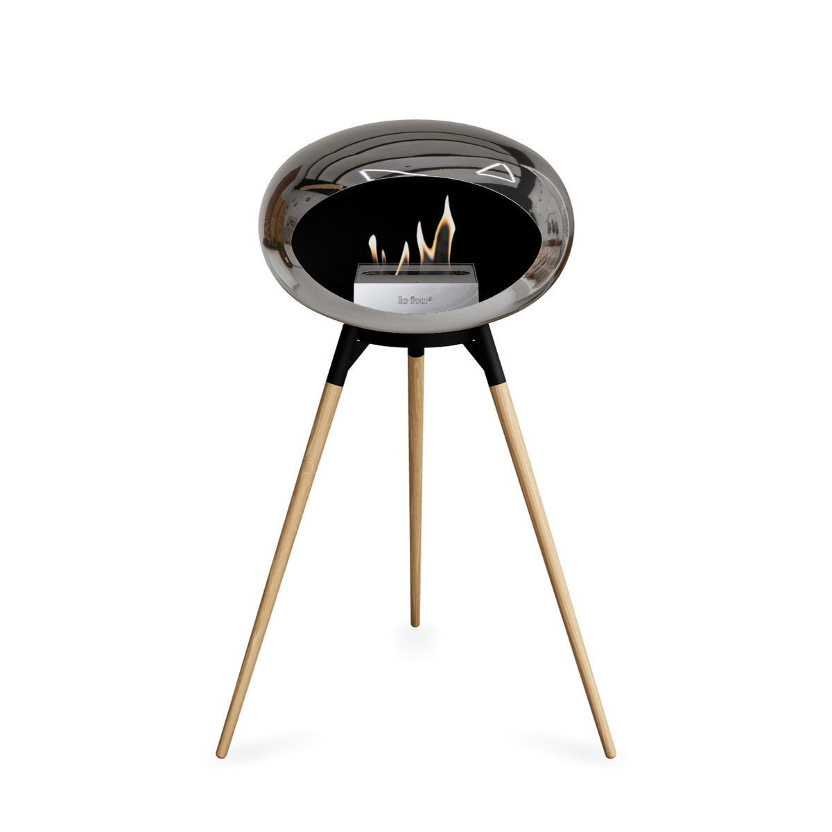 Le Feu Ground High Dome &lt;br&gt;Chromed Silver