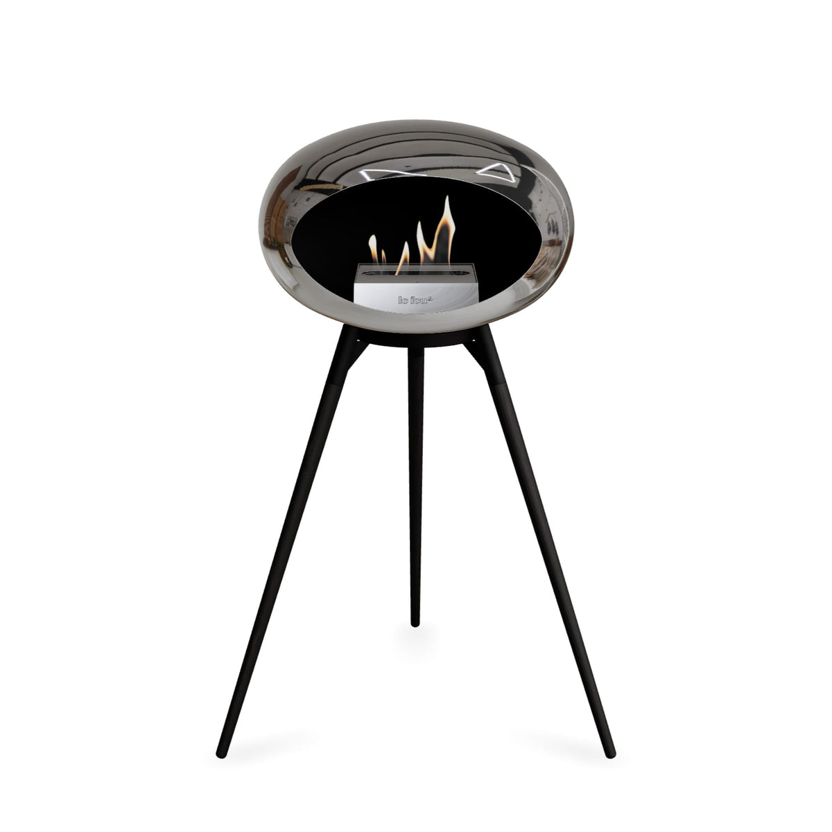 Le Feu Ground High Dome &lt;br&gt;Chromed Silver