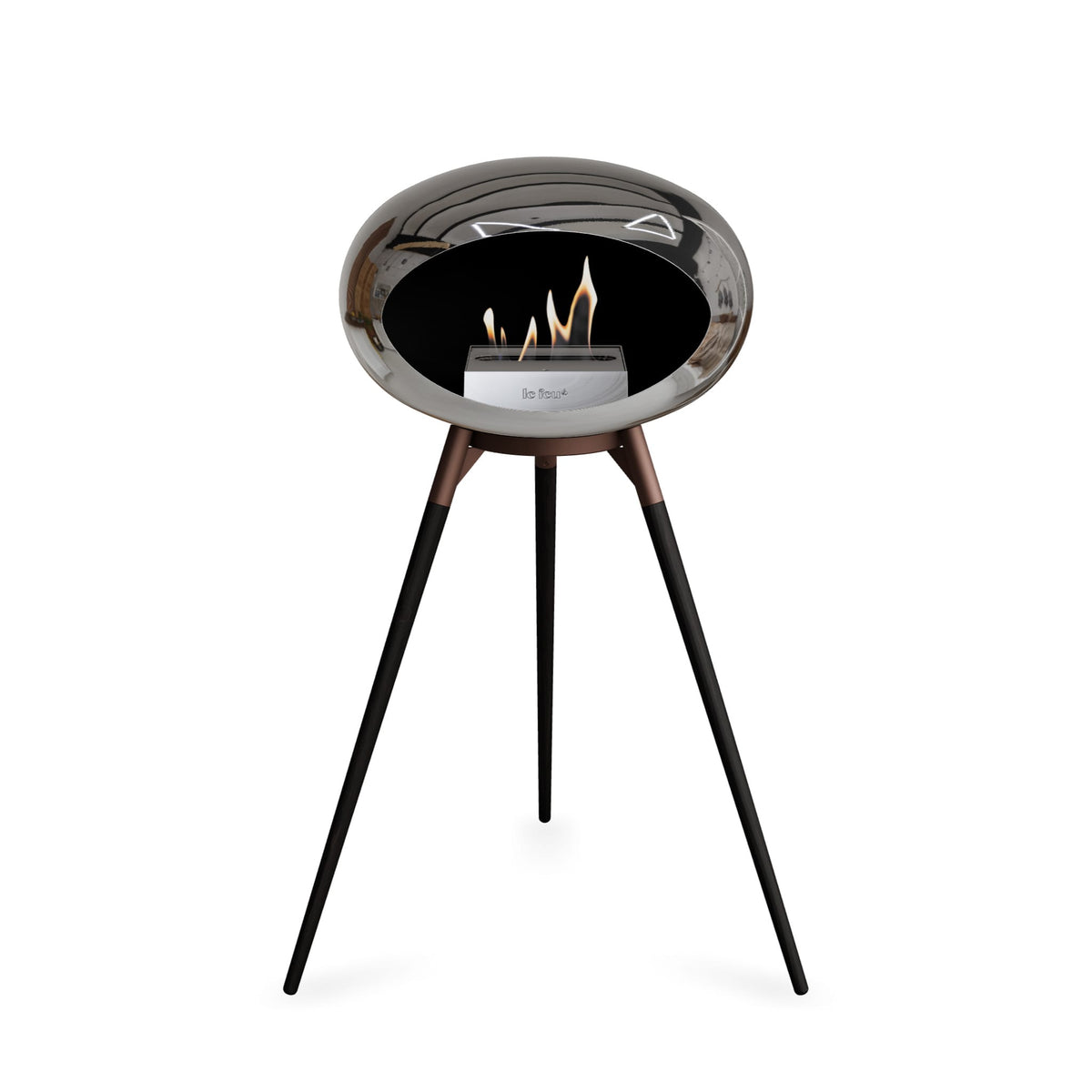 Le Feu Ground High Dome &lt;br&gt;Chromed Silver