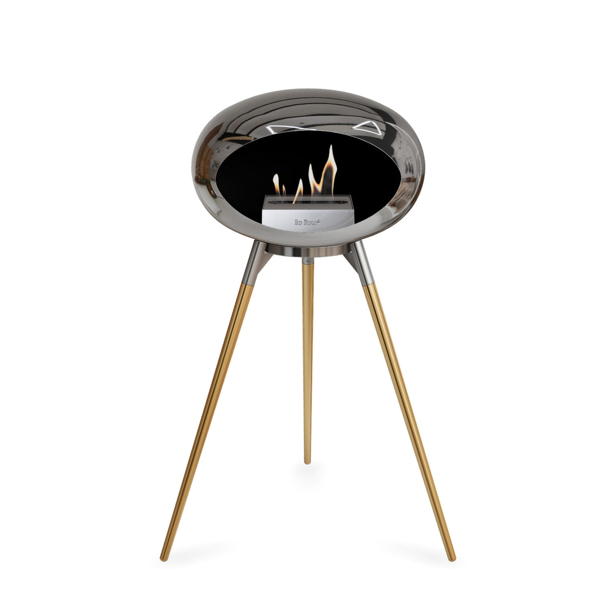 Le Feu Ground High Dome &lt;br&gt;Chromed Silver