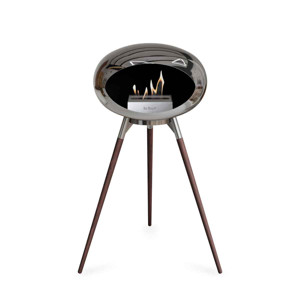 Le Feu Ground High Dome &lt;br&gt;Chromed Silver