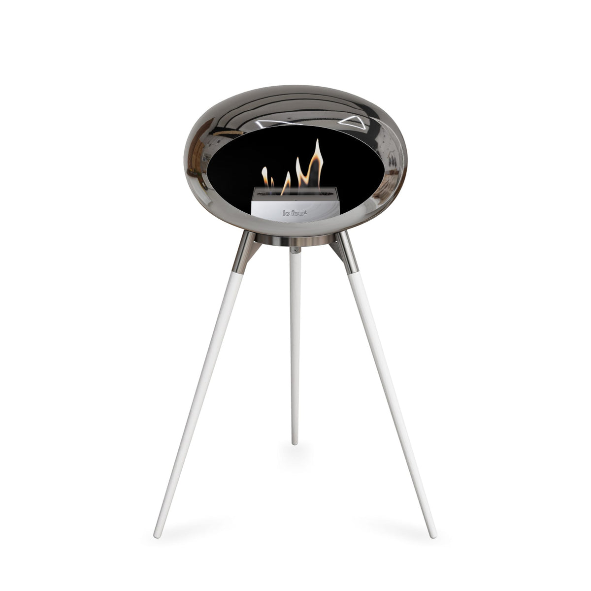 Le Feu Ground High Dome &lt;br&gt;Chromed Silver