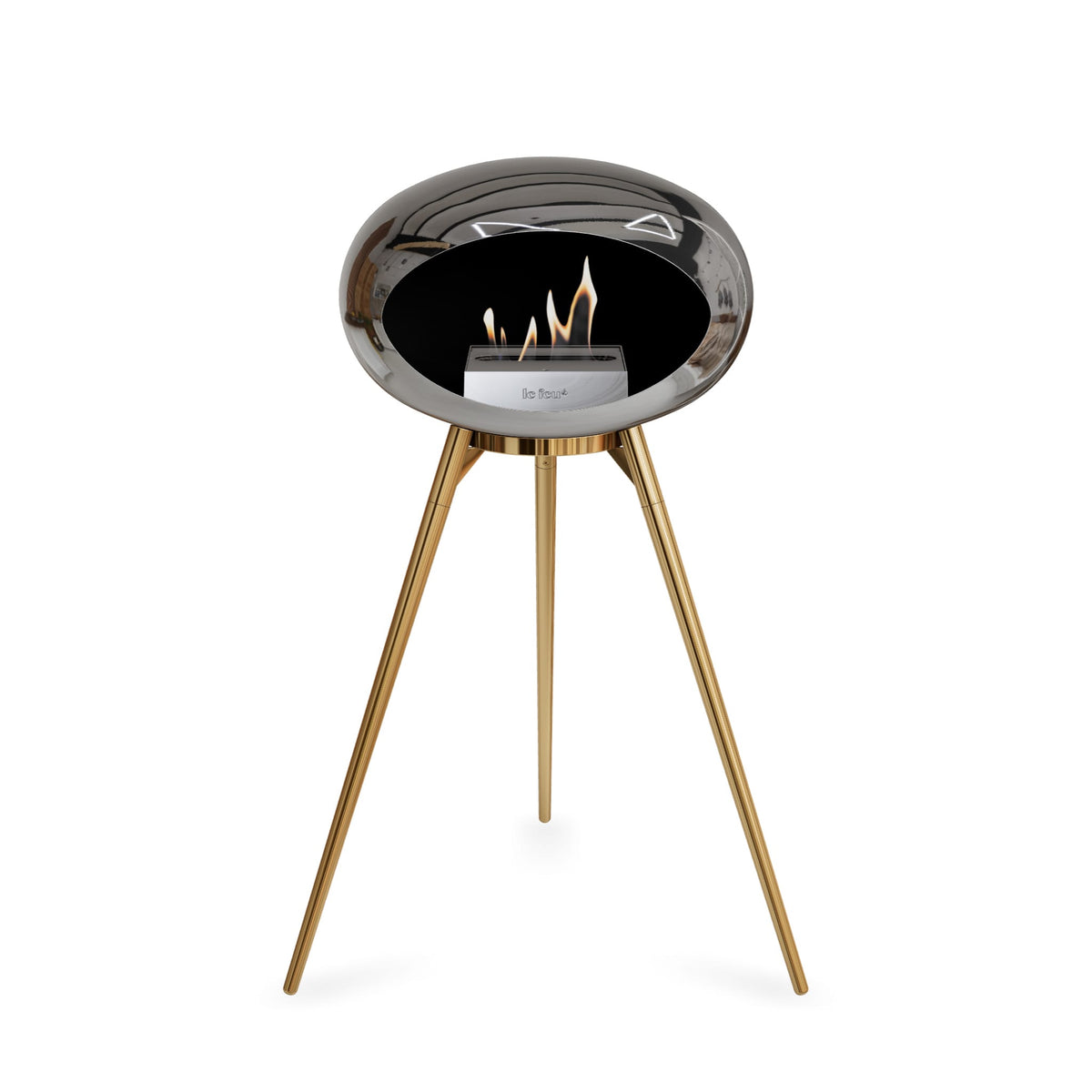 Le Feu Ground High Dome &lt;br&gt;Chromed Silver