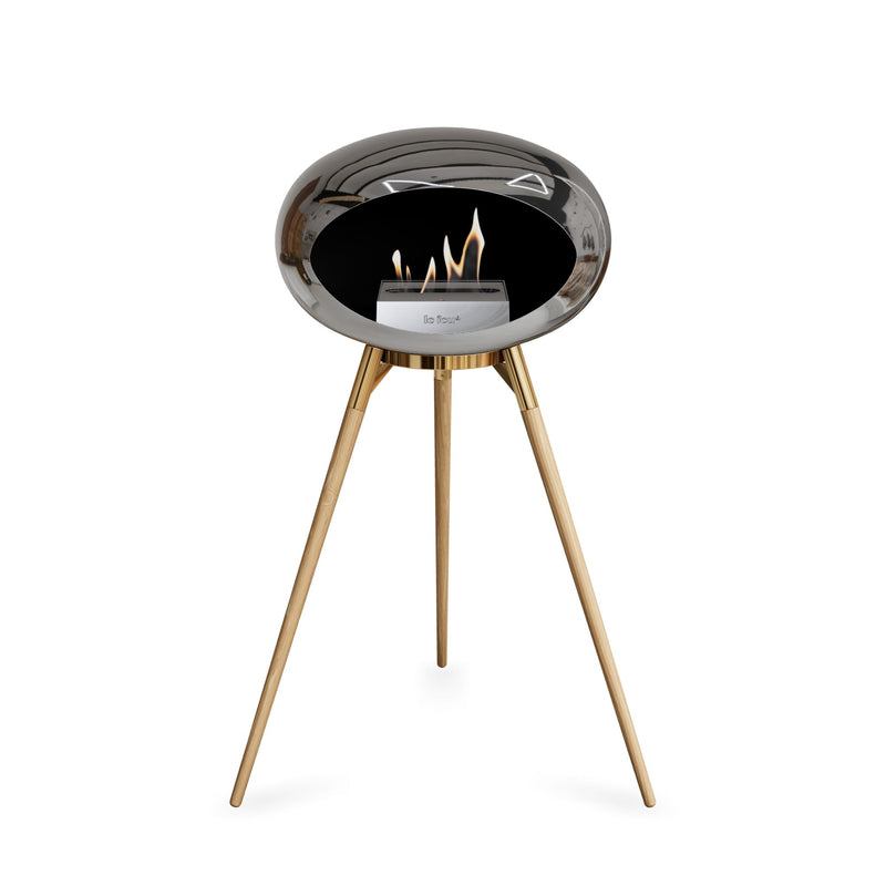 Le Feu Ground High Dome <br>Chromed Silver