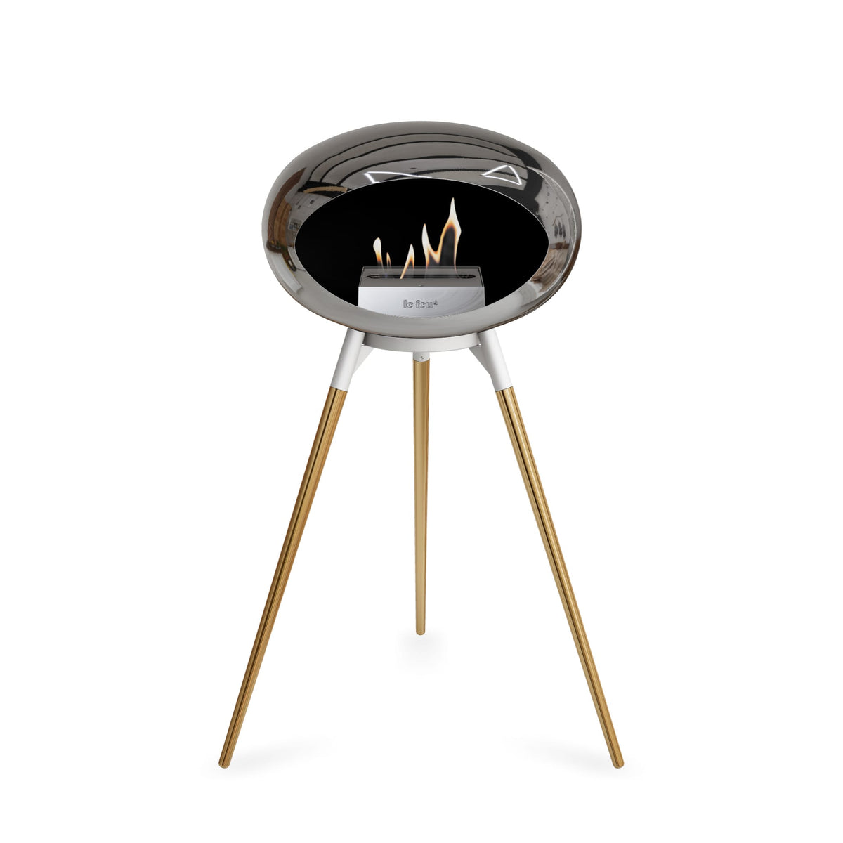 Le Feu Ground High Dome &lt;br&gt;Chromed Silver