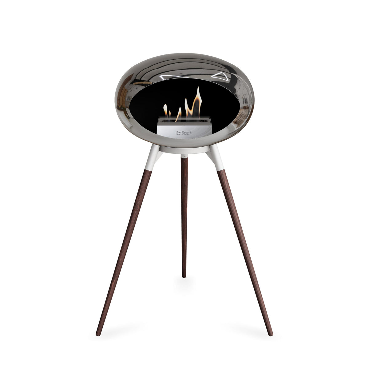 Le Feu Ground High Dome &lt;br&gt;Chromed Silver