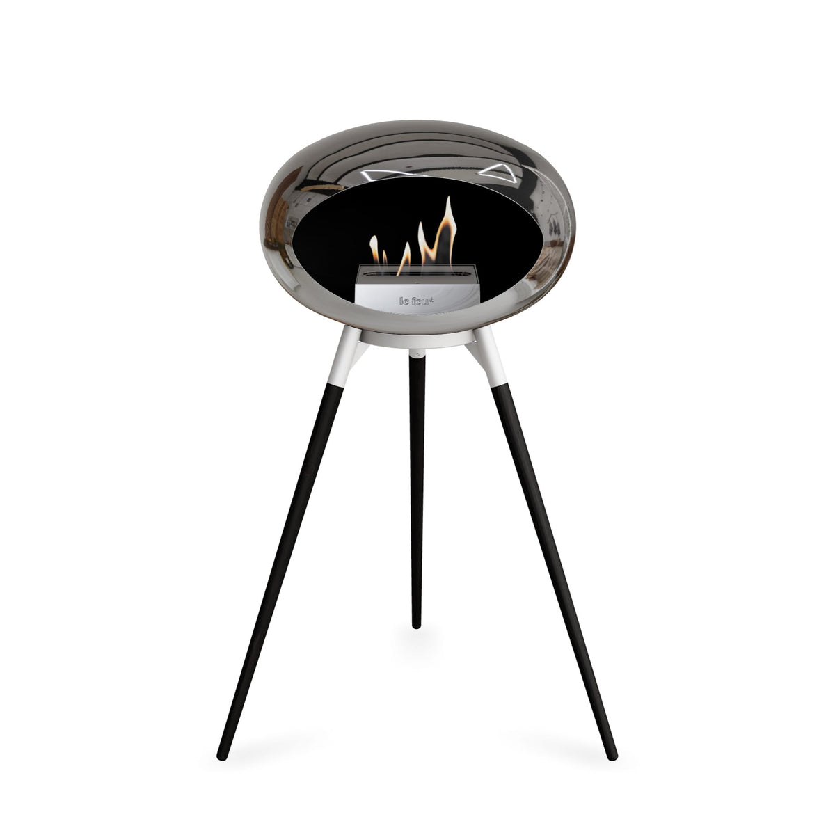 Le Feu Ground High Dome &lt;br&gt;Chromed Silver