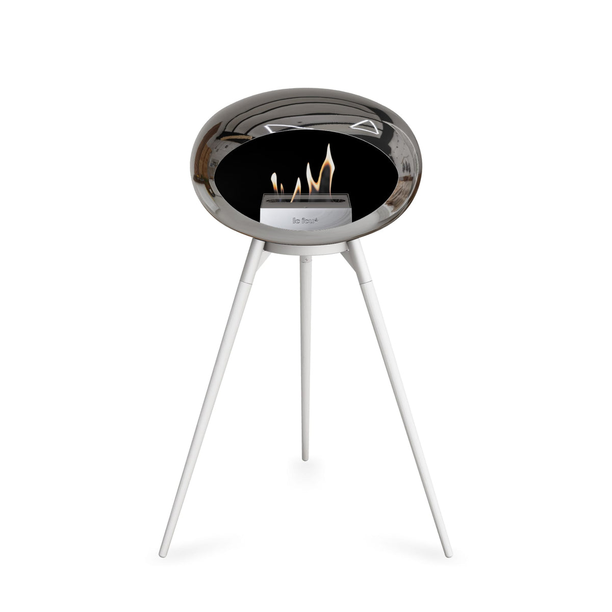 Le Feu Ground High Dome &lt;br&gt;Chromed Silver