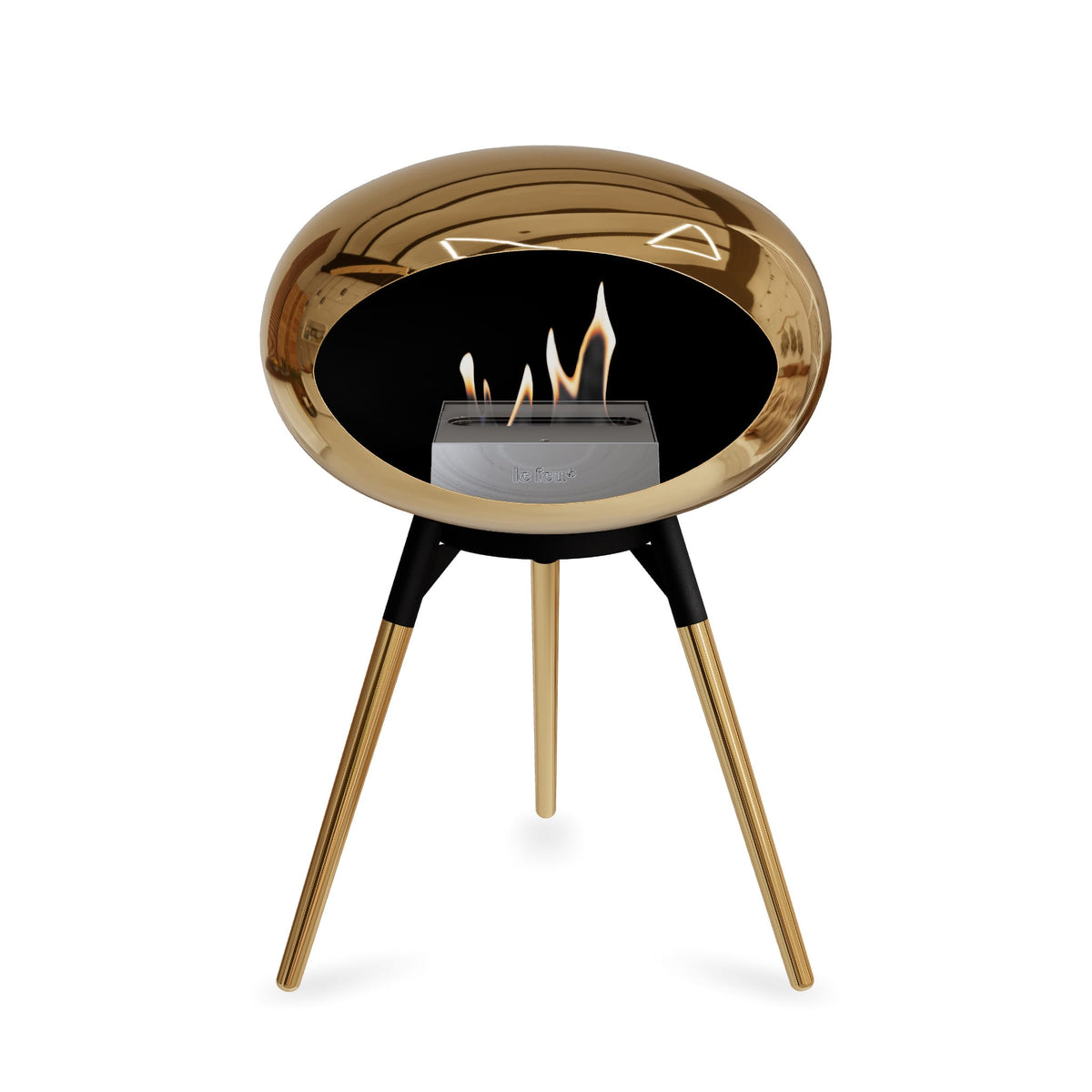 Le Feu Ground Low Dome &lt;br&gt;Chromed Rose Gold