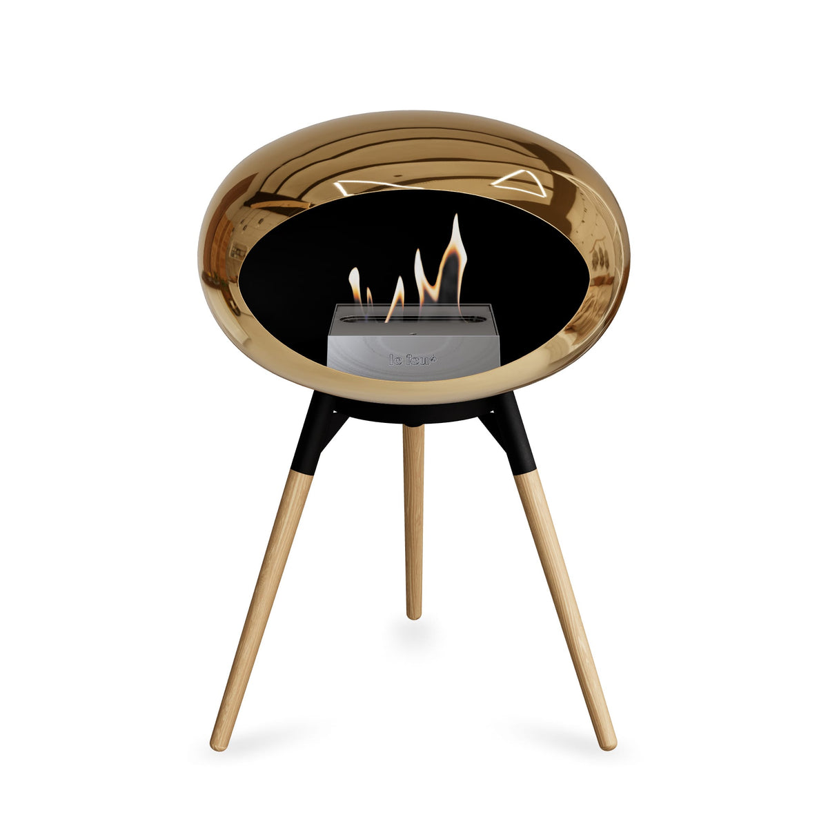 Le Feu Ground Low Dome &lt;br&gt;Chromed Rose Gold