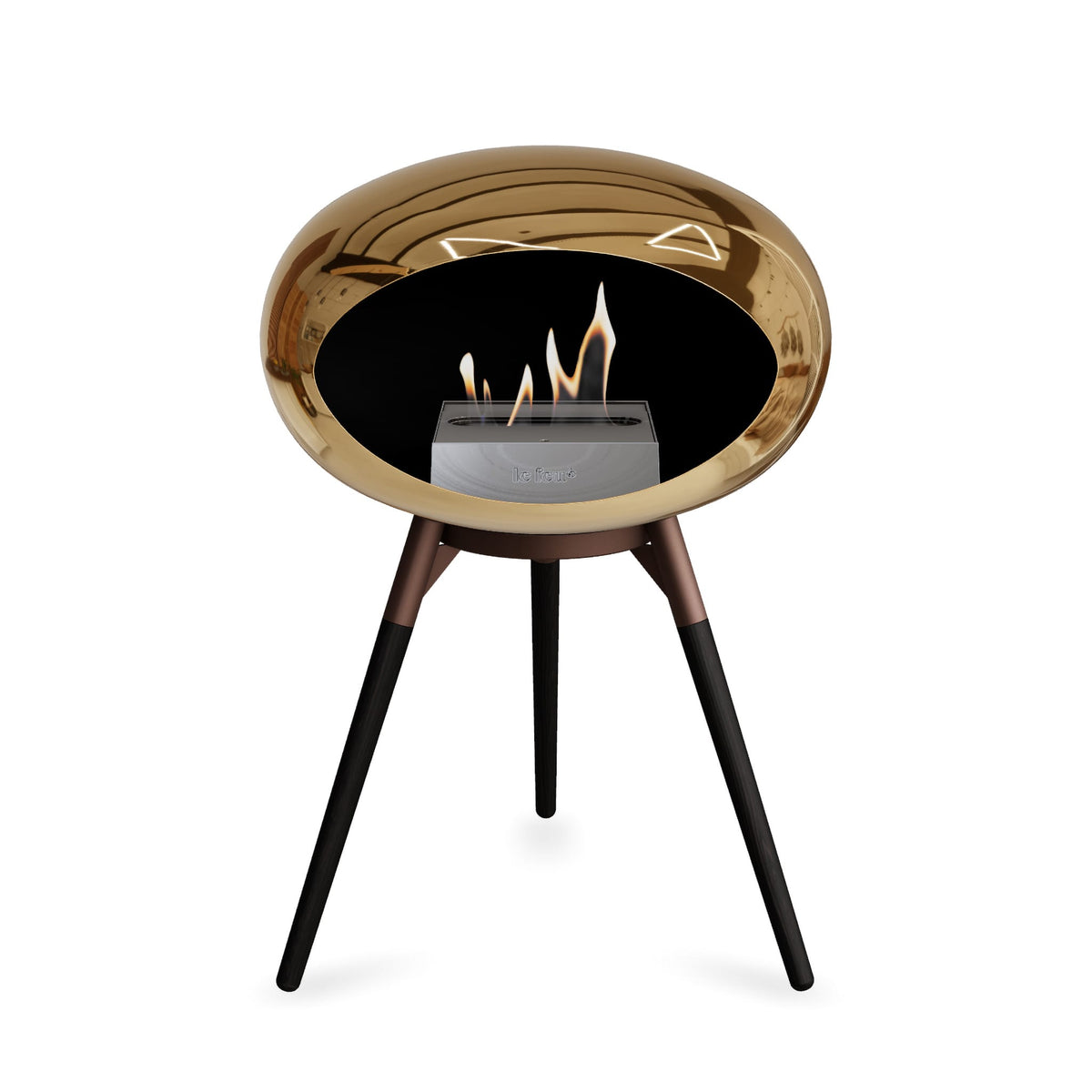 Le Feu Ground Low Dome &lt;br&gt;Chromed Rose Gold