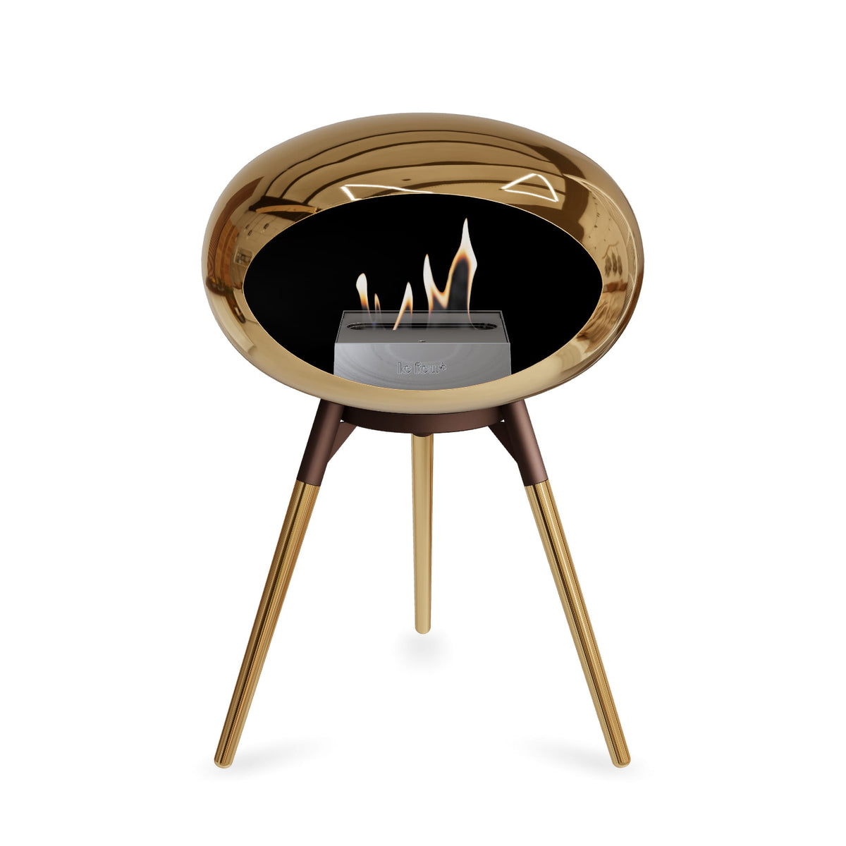 Le Feu Ground Low Dome &lt;br&gt;Chromed Rose Gold