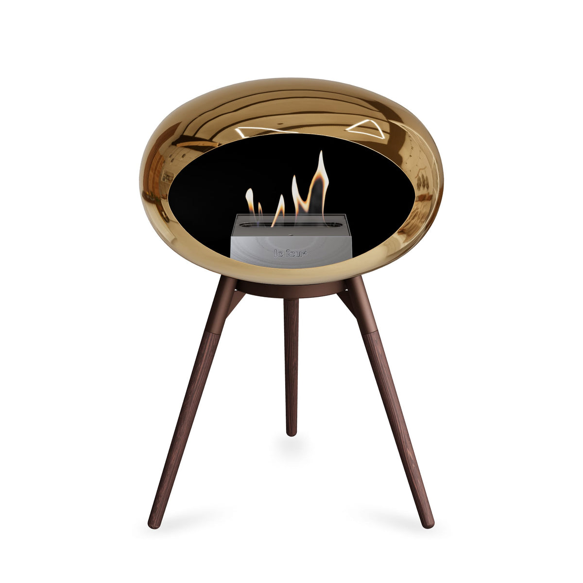 Le Feu Ground Low Dome &lt;br&gt;Chromed Rose Gold
