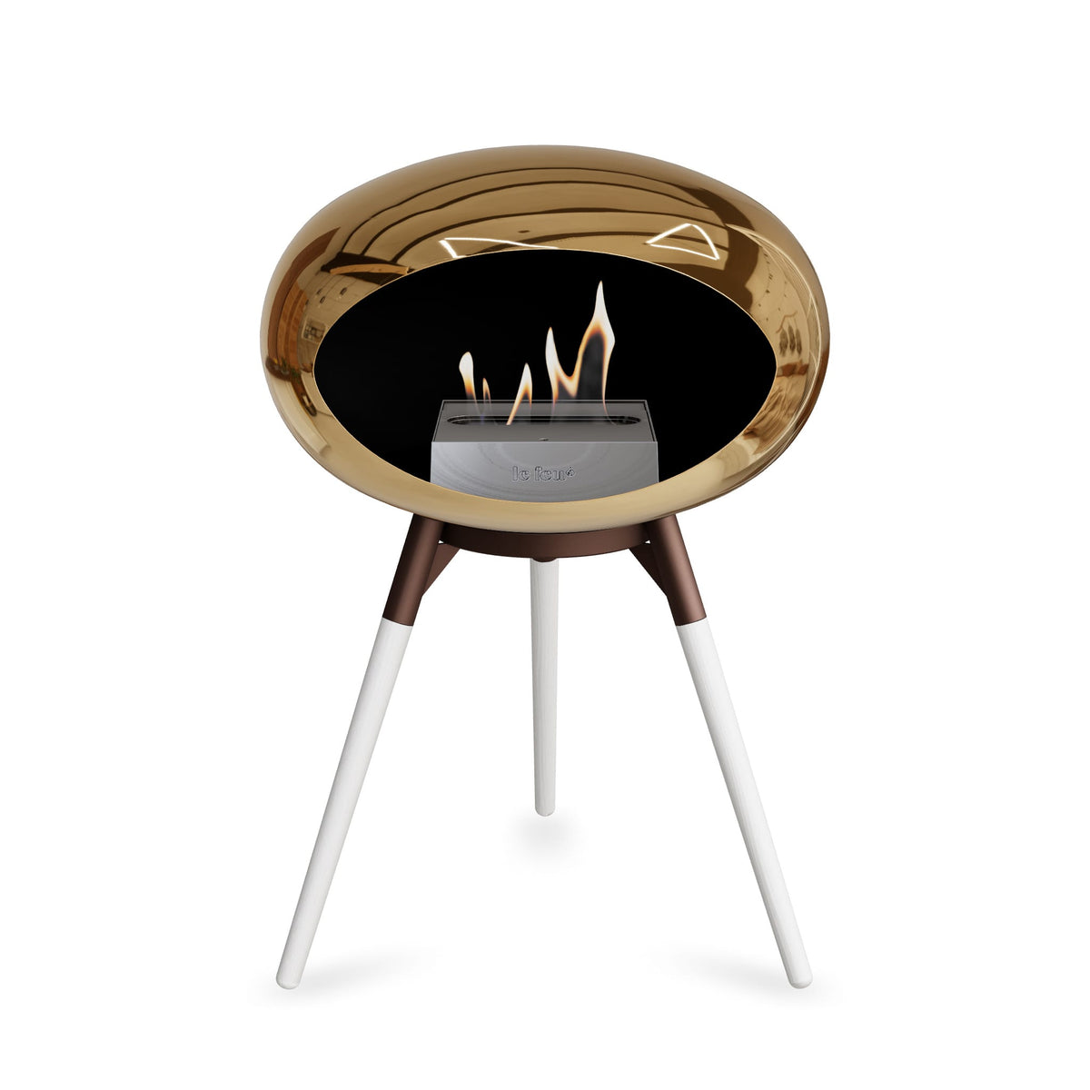Le Feu Ground Low Dome &lt;br&gt;Chromed Rose Gold