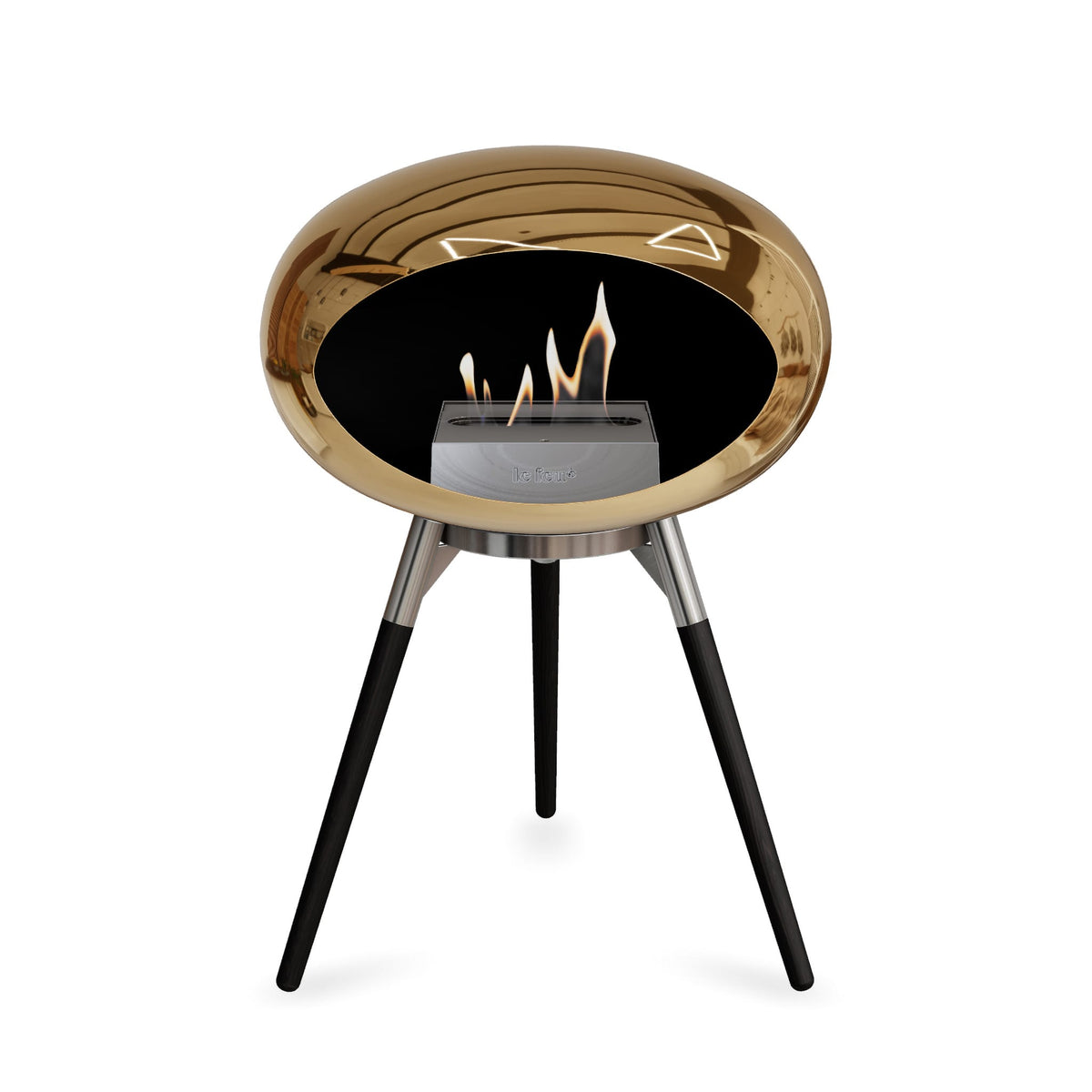 Le Feu Ground Low Dome &lt;br&gt;Chromed Rose Gold